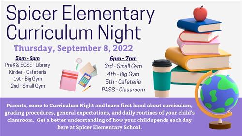 Back to School Curriculum Night